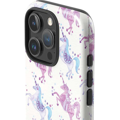 Purple Unicorns by Cat Coq iPhone 16 Pro Impact Case